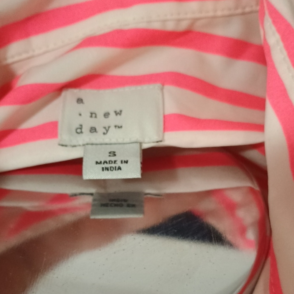 Red and White Striped Shirt - Picture 2 of 4